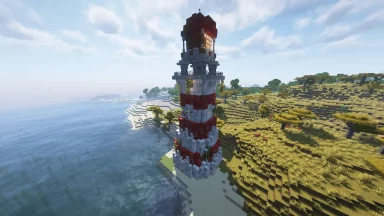 faro en la playa