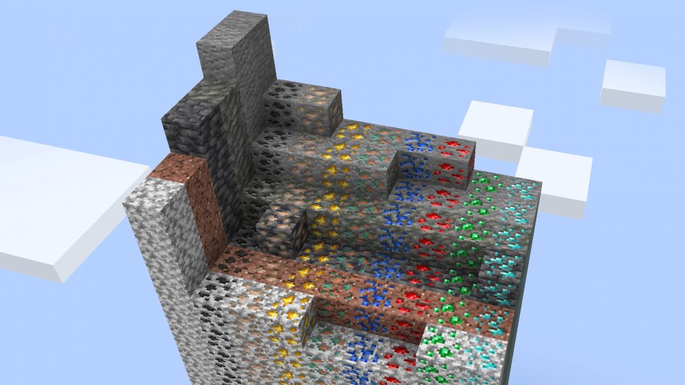 Vista previa de Universal Ores Mod para Minecraft