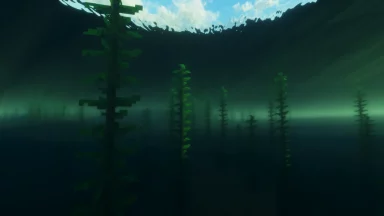 vista bajo el agua