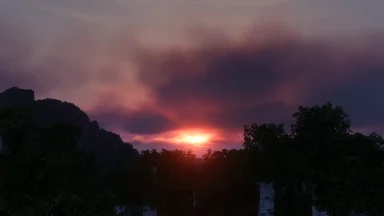 atardecer