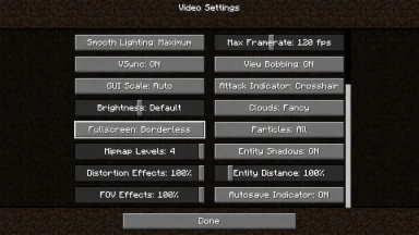 Ajustes de video