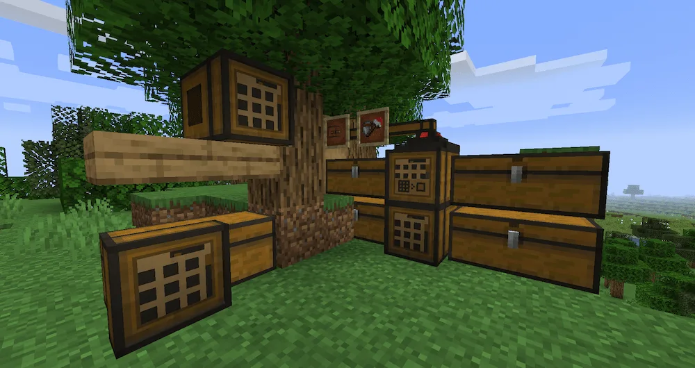 Vista previa de Tom’s Simple Storage Mod para Minecraft