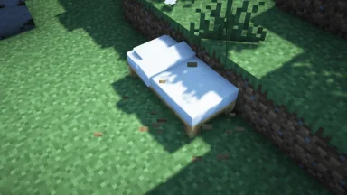 cama color blanco