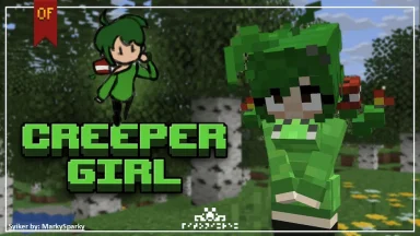 Creeper Girl Texture Pack