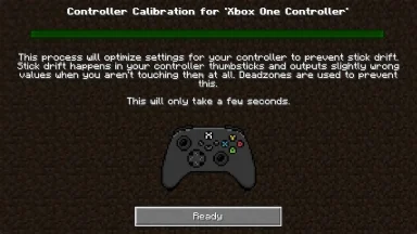 Calibración de deadzone