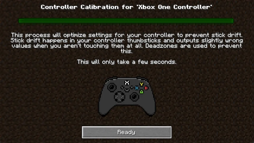 Calibración de deadzone