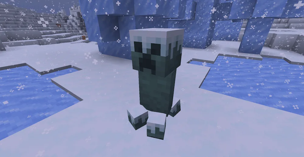 creeper en la nieve
