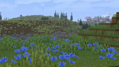 flores azules