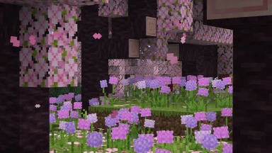 flores de bioma de cerezo