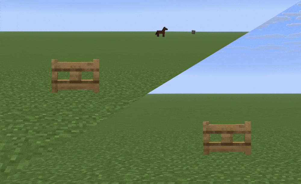 Animación de abrir puerta de valla