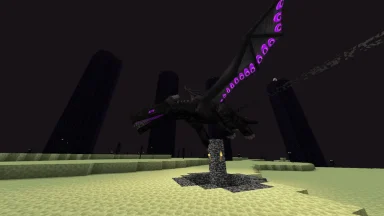 nueva textura de dragon de minecraft en partida