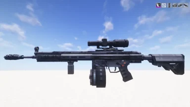 sniper con accesorios