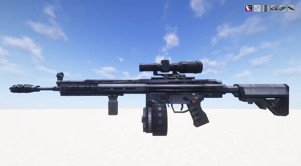 sniper con accesorios