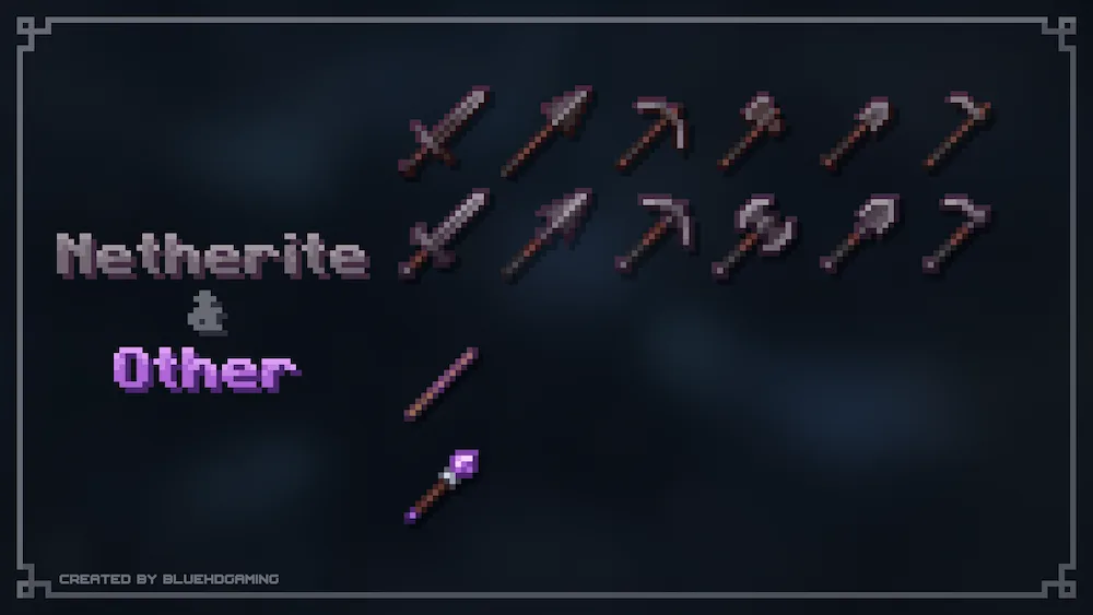 Herramientas de netherite