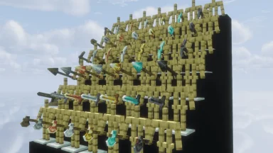 armas y herramientas 3d