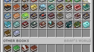 Vista previa de Bray & Cyber’s Better, Fresher 3D Books Texture Pack para Minecraft