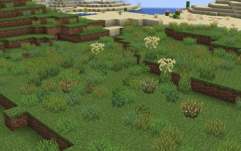 hierba en planicie