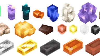 Vista previa de Fresh Ores And Ingots Texture Pack para Minecraft