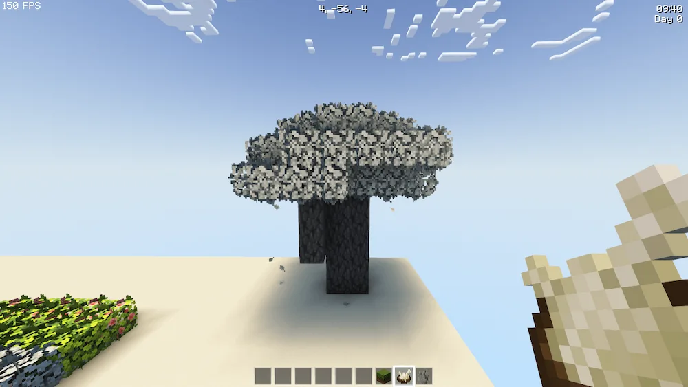arbol de bosque palido