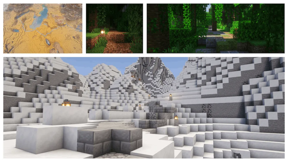 caminos naturales minecraft