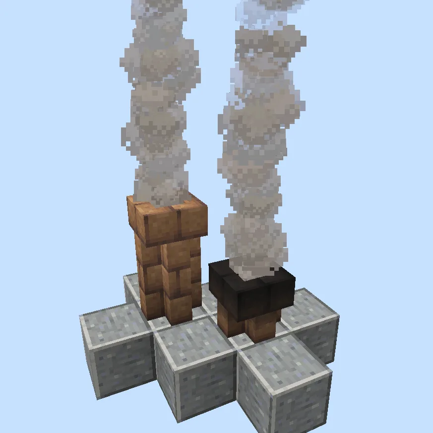 chimenea de aldrillo de barro