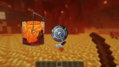 Minijuego de pesca en el nether
