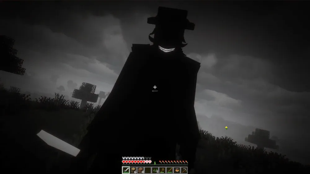 Vista previa de The Man From The Shadow Mod para Minecraft