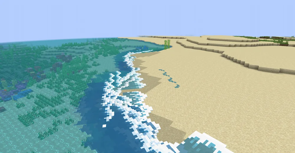 Marea en la playa