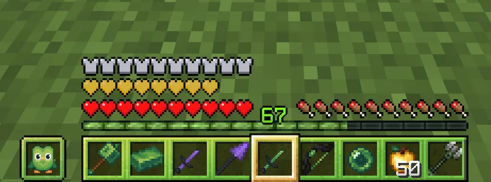 hotbar verde