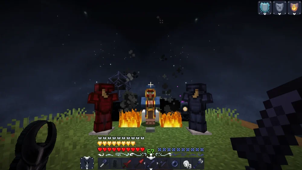 Vista previa de Hollow Knight PvP Texture Pack para Minecraft