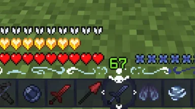 hotbar estilo Hollow Knight