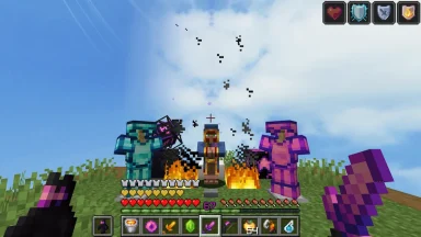 Vista previa de Iridium Sunset PvP Texture Pack para Minecraft