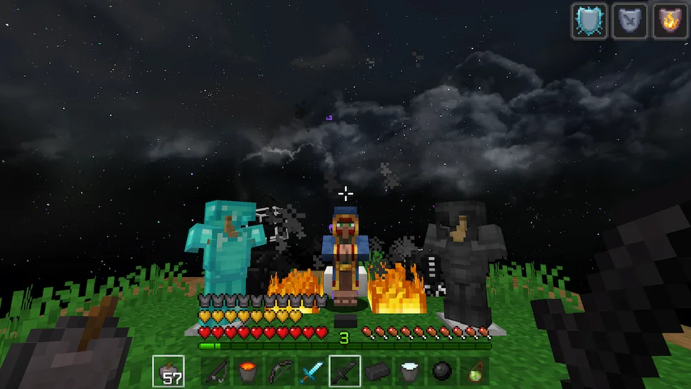 Vista previa de Shadow 16x PvP Texture Pack para Minecraft