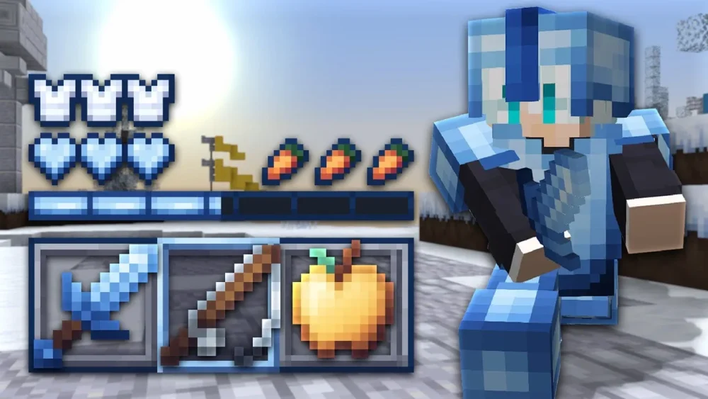 Vista previa de Snowfault PvP Texture Pack para Minecraft