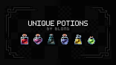 Vista previa de Unique Potions Texture Pack para Minecraft