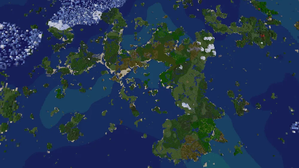Vista previa de Continents Mod para Minecraft