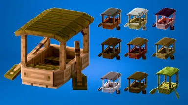 Vista previa de Cute And Better Boats Texture Pack para Minecraft