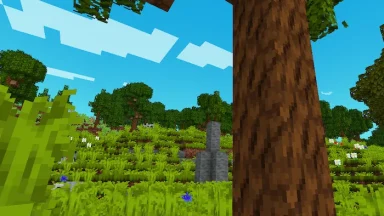 bioma de llanura con un arbol grande
