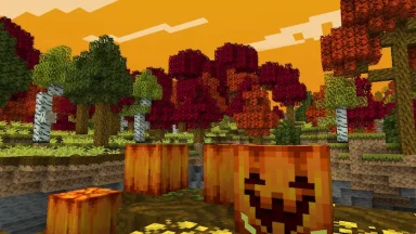 campos de calabaza con con el mod de generacion de terreno Regions Unexplored