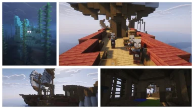 Vista previa de Moog’s Ocean Structures Mod para Minecraft