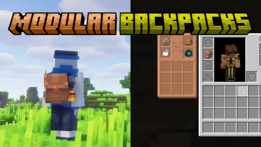 Vista previa de Modular Backpacks Mod para Minecraft