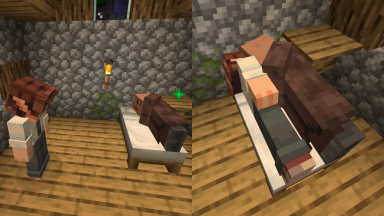 Vista previa de Room For Two Mod para Minecraft