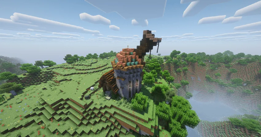 estructura en el overworld
