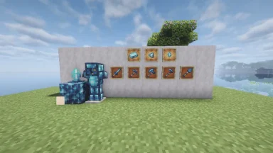 nueva armadura y mineral